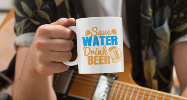 Cana personalizata - Save water drink beerv