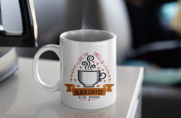 Cana personalizate - I love the smell of coffee