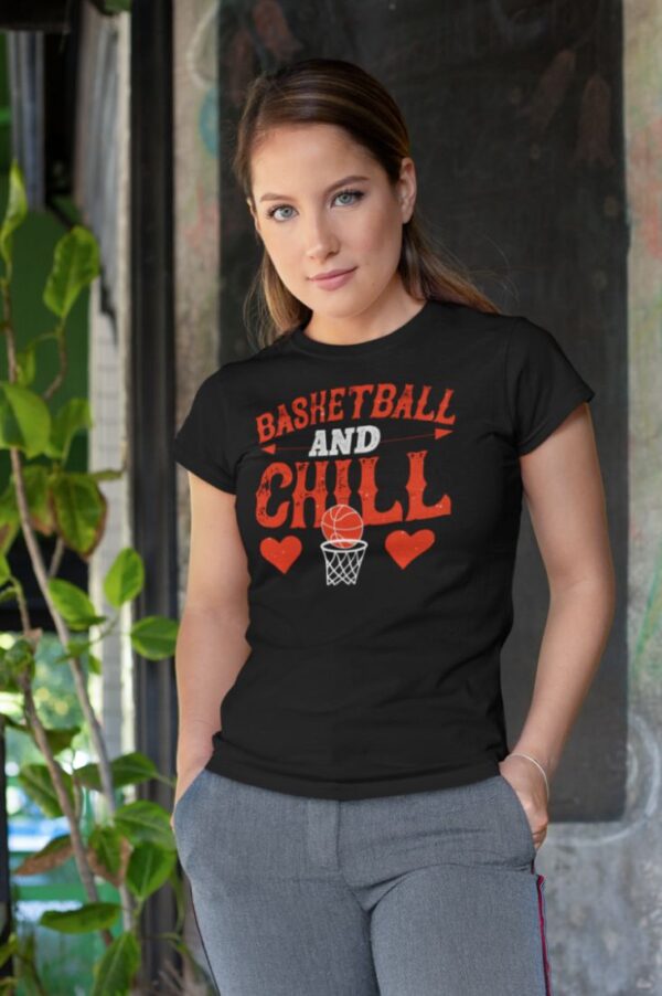 Tricou personalizat -Basketball and chill